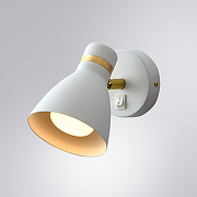Настенный светильник Artelamp Fafnir A5047AP-1WH Белый-2
