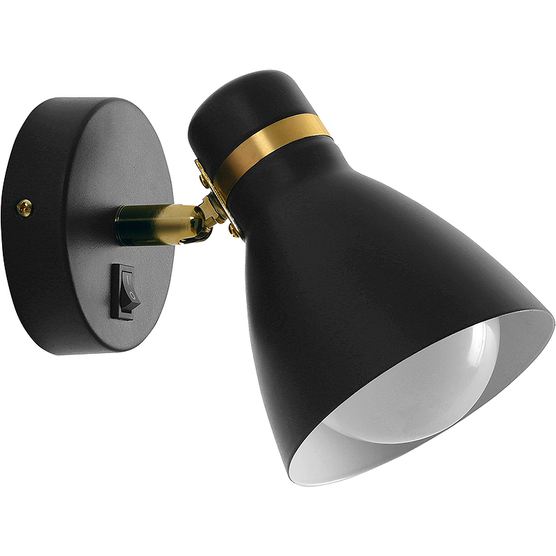 Настенный светильник Artelamp Fafnir A5047AP-1BK Черный