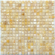 Каменная мозаика из оникса Pixmosaic Honey onyx PIX305  30,5x30,5 см