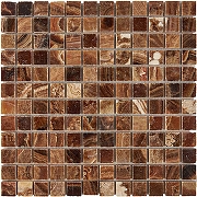 Каменная мозаика из оникса Pixmosaic Caramel onyx PIX206  30,5x30,5 см