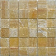 Каменная мозаика из оникса Pixmosaic Honey onyx PIX307  30,5x30,5 см