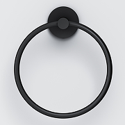 Кольцо для полотенец AM.PM X-Joy A85A34422 Черное матовое-3