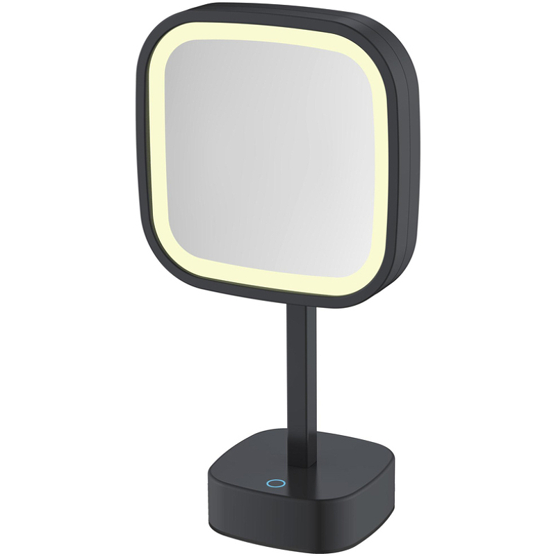 Косметическое зеркало Java S-M331H с подсветкой с увеличением Черное косметическое зеркало java s m551lb с подсветкой с увеличением золото матовое