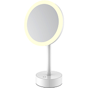 Косметическое зеркало Java S-M551W с подсветкой с увеличением Белое