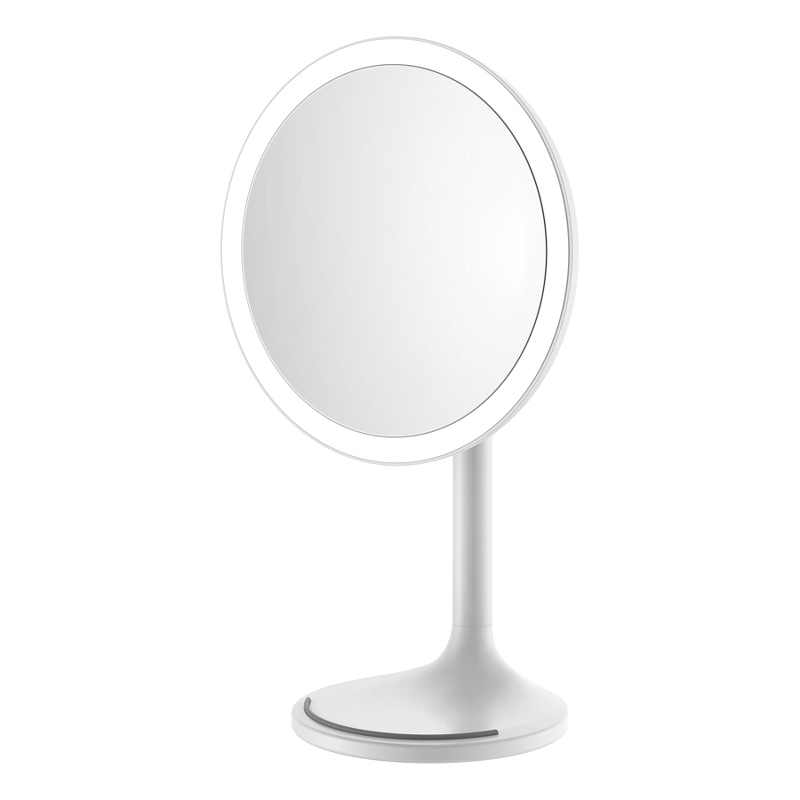Косметическое зеркало Java S-M8883W с подсветкой с увеличением Белое косметическое зеркало java s m551l с подсветкой с увеличением сатин