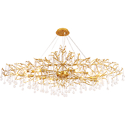 Люстра Crystal Lux Reina V2 SP16 L1500 Gold Pearl Прозрачная Золото