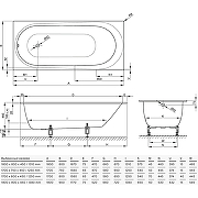 Стальная ванна Bette Comodo 180x80 1251-000 PLUS с шумоизоляцией и антигрязевым покрытием-6