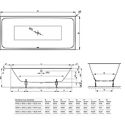 Стальная ванна Bette Loft 180x80 3172-000 с шумоизоляцией-6