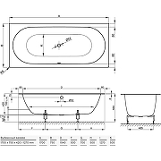 Стальная ванна Bette Starlet 170x75 1384-000 с шумоизоляцией-3
