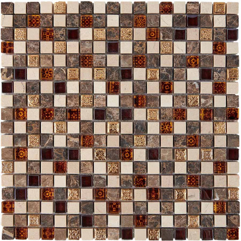 Мозаика Pixmosaic Камень и стекло PIX721 30x30 см