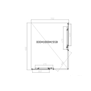 Душевой уголок Vincea Slim-N 100x80 VSS-4SN8010CL профиль Хром стекло прозрачное-5