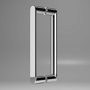 Душевая дверь Vincea Dice 120 VDS-4D120CL профиль Хром стекло прозрачное-2