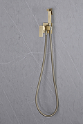 Гигиенический душ со смесителем Abber Daheim AF8226G Золото матовое-2