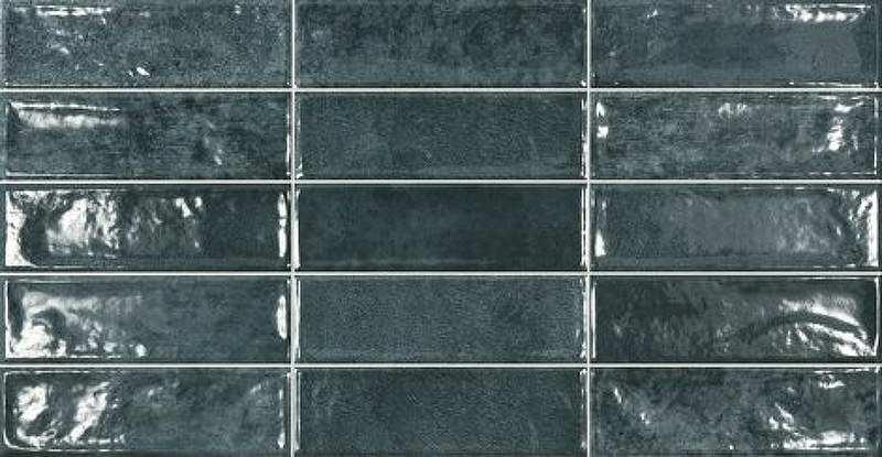 Керамическая плитка Ecoceramic Pool Blue настенная 31,6х60 см плитка ecoceramic harlequin blue 7x28 см
