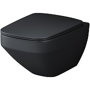 Комплект унитаза с инсталляцией AM.PM Inspire V2.0 CK50GG Черный матовый с сиденьем Микролифт с Черной глянцевой клавишей смыва с гигиеническим душем и аксессуарами для ванной комнаты-4