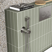 Гигиенический душ со смесителем WasserKRAFT A70338 Никель-2