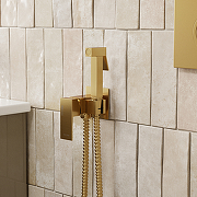 Гигиенический душ со смесителем WasserKRAFT A71838 Золото матовое-1