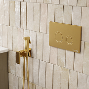 Гигиенический душ со смесителем WasserKRAFT A71838 Золото матовое-2