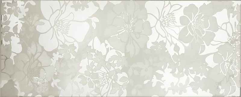 цена Керамический декор Cedam Lustri Flower Bianco Lucido DFB.041 20х50 см