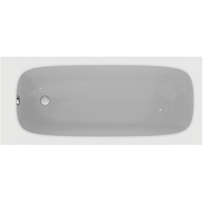 Акриловая ванна Ideal Standard I.Life 160x70 2в1 NT475867 без гидромассажа, с ножками шкаф пенал ideal standard e0832b2