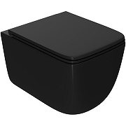 Комплект унитаза с инсталляцией Point Меркурий 886914GBO3+PN41831BM Черный матовый с сиденьем Микролифт и Черной матовой клавишей смыва-1