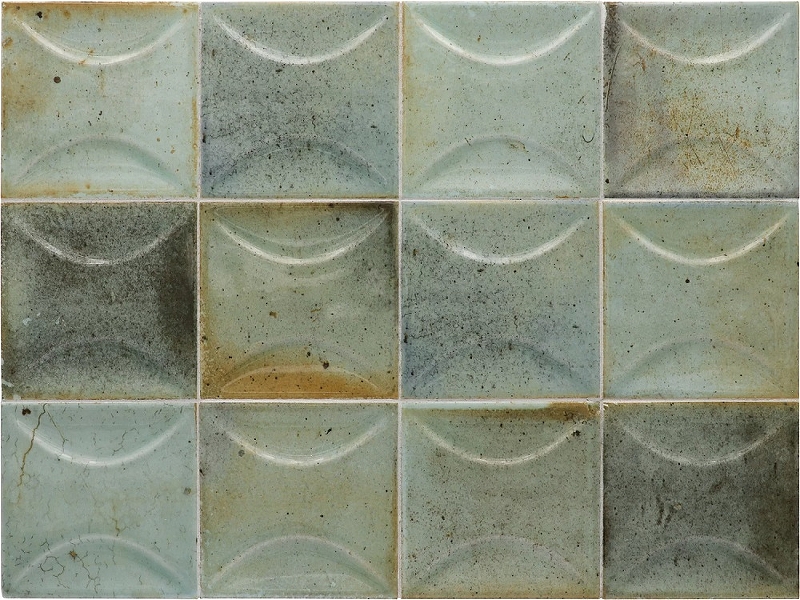 Керамическая плитка Equipe Hanoi Arco Celadon 30024 настенная 10х10 см