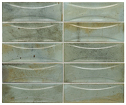 Керамическая плитка Equipe Hanoi Arco Celadon 30042 настенная 6,5х20 см