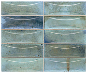 Керамическая плитка Equipe Hanoi Arco Sky Blue 30065 настенная 6,5х20 см