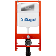 Инсталляция BelBagno BB026/BB071CR с клавишей смыва Хром глянцевый-3