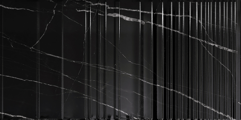 Керамическая плитка Axima Орлеан черная рельеф СК000038382 настенная 30х60 см
