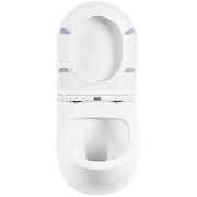 Комплект унитаза с инсталляцией BelBagno Onda BB066CHR/BB870SC/BB002-80/BB014-SR-BIANCO с сиденьем Микролифт и Белой клавишей смыва-6