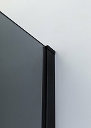 Душевая дверь Cezares Slider 110 SLIDER-B-1-100/110-GRIGIO-NERO профиль Черный матовый стекло тонированное-2