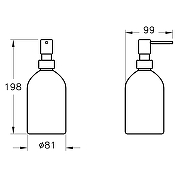 Дозатор для жидкого мыла Vitra Origin A44891 Хром-3