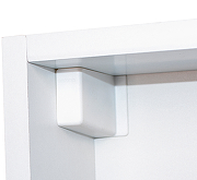 Зеркальный шкаф Style Line Каре 50 L СС-00002372 с подсветкой Белый-8