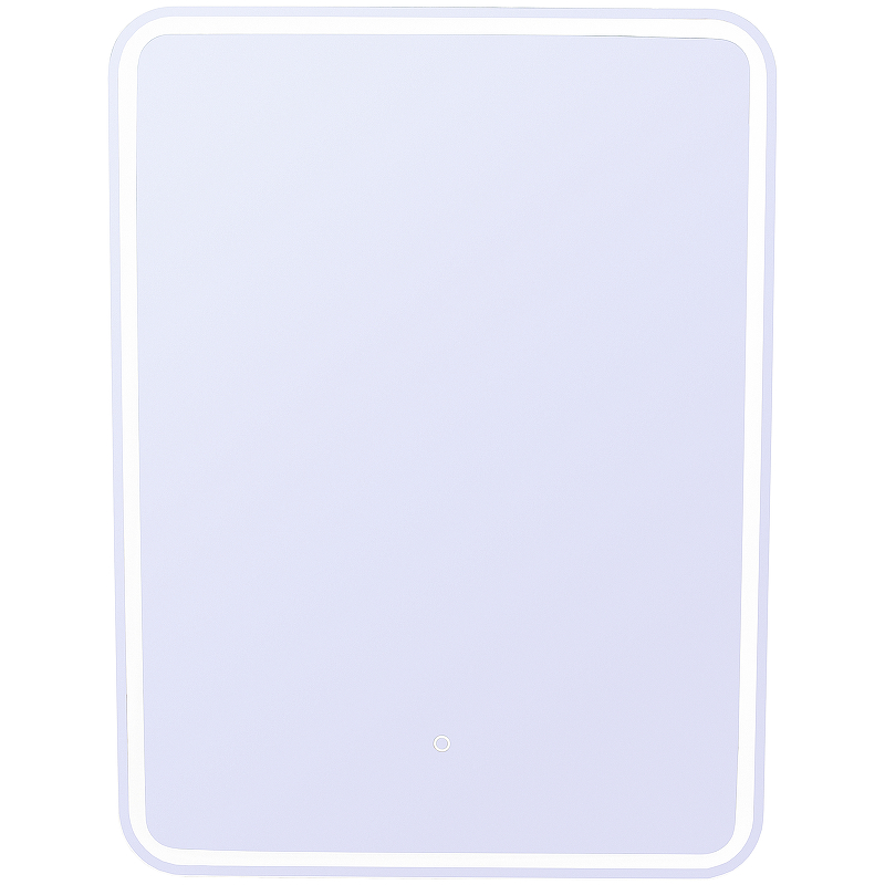 Зеркальный шкаф Style Line Каре 55 L СС-00002373 с подсветкой Белый зеркальный шкаф runo николь 55 l 00000000037 с подсветкой белый