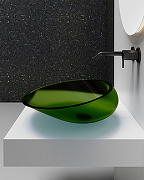 Раковина-чаша Abber Kristall 54 AT2812Emerald Зеленая-4