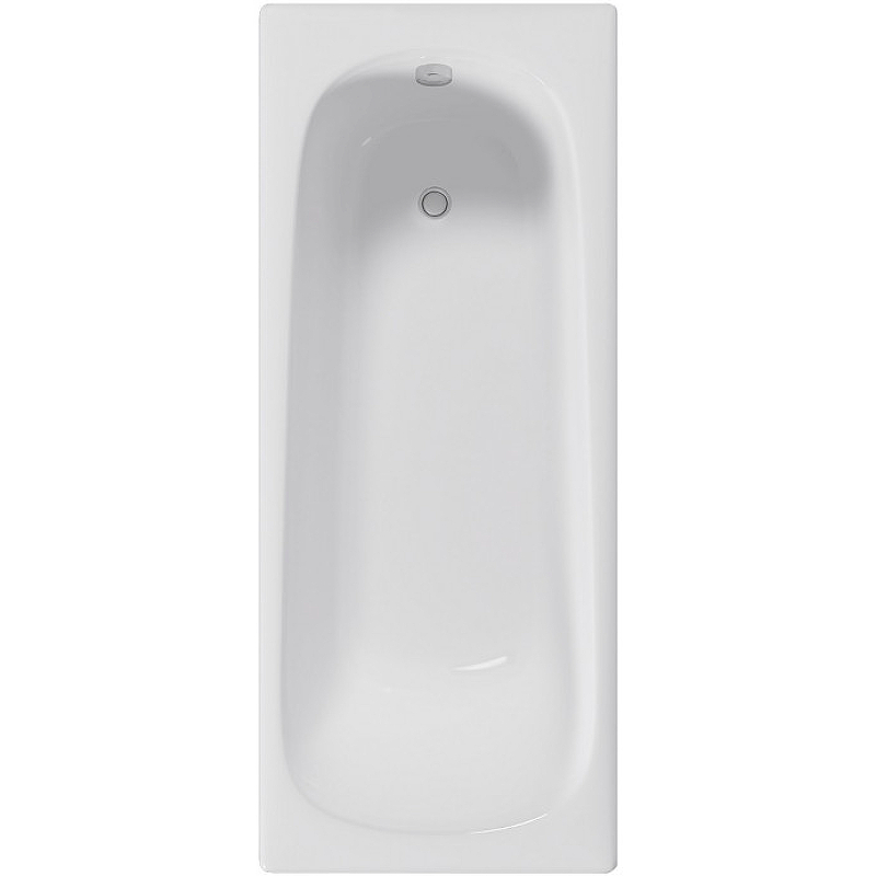 Чугунная ванна Delice Continental 170x70 DLR230613 без отверстий под ручки и антискользящего покрытия
