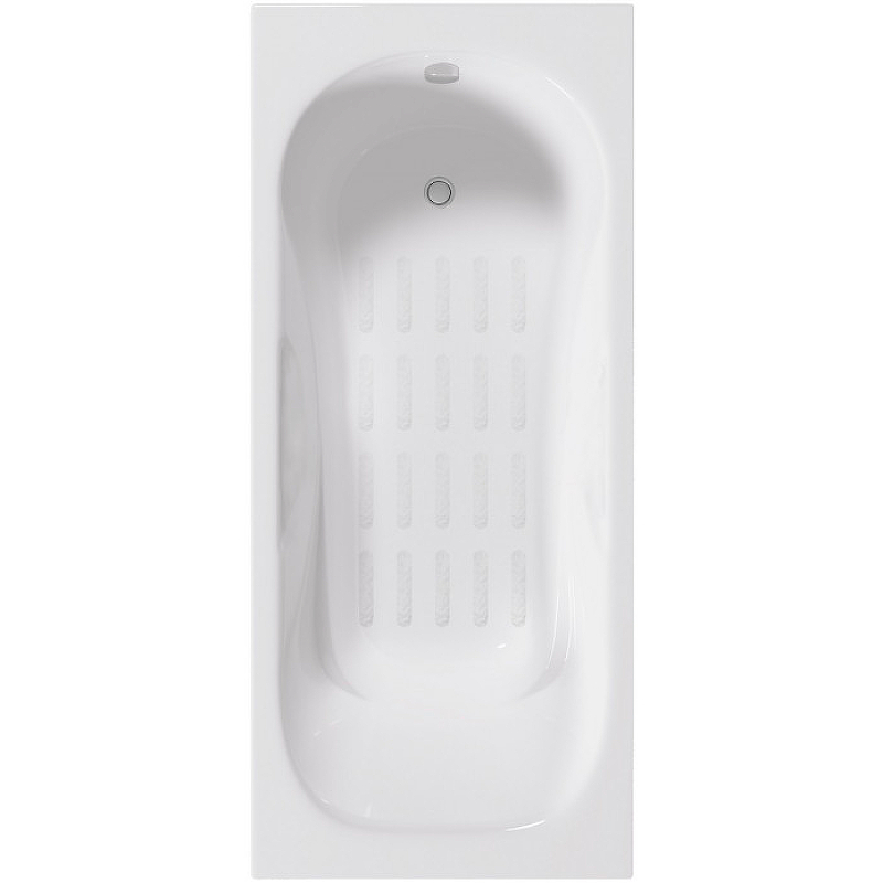 цена Чугунная ванна Delice Malibu 170x70 DLR230608-AS без отверстий под ручки с антискользящим покрытием