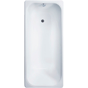 Чугунная ванна Delice Aurora 160x75 DLR230604 без отверстий под ручки и антискользящего покрытия