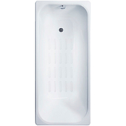 Чугунная ванна Delice Aurora 160x75 DLR230604-AS без отверстий под ручки с антискользящим покрытием