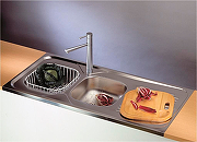 Кухонная мойка Alveus Classic 100 NAT-60 1200x600 L 1009084 Натуральная сталь-1