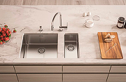 Кухонная мойка Alveus Kombino 10 SAT-90 180x400x140 1100233 Сатинированная сталь-4