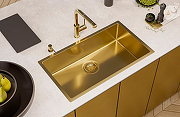 Кухонная мойка Alveus Quadrix 60 Monarch Gold 740x400x200 1117478 Золото-3