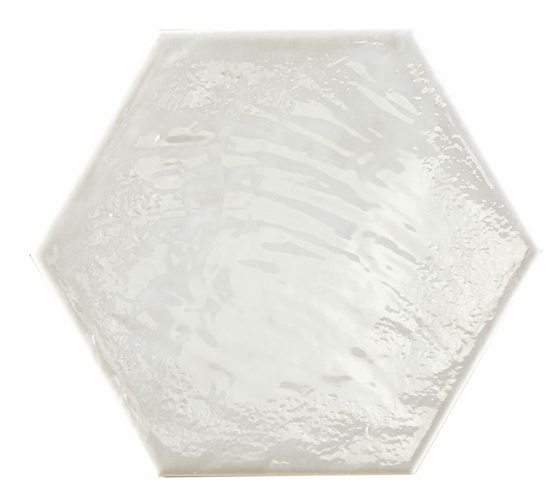 цена Керамогранит Prissmacer Rain Bianco Hex 78803260 19,8х22,8 см