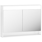 Зеркальный шкаф Ravak MC Step 100 X000001421 с подсветкой Белый глянцевый