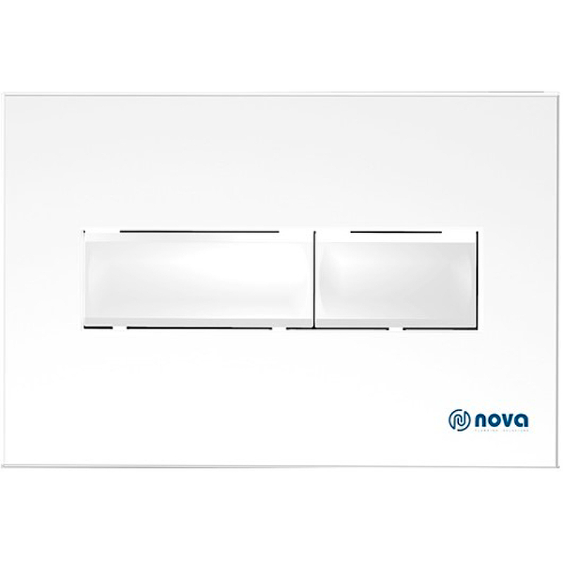 цена Клавиша смыва Nova NV7320 Белая глянцевая