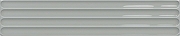 Керамическая плитка DNA Tiles Plinto In Grey Gloss 78803286 настенная 10,7х54,2 см