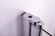 Шторка на ванну Esbano ES-1412 120 ESDV1412 профиль Хром стекло прозрачное-11