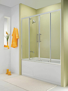 Шторка на ванну Esbano ES-1415 150 ESDV1415 профиль Хром стекло прозрачное-1