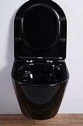 Унитаз Esbano Azalea ESUPAZALB подвесной Черный глянцевый с сиденьем Микролифт-6